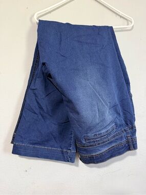 Classic Women's Wide Leg Jeans - Navy Blue